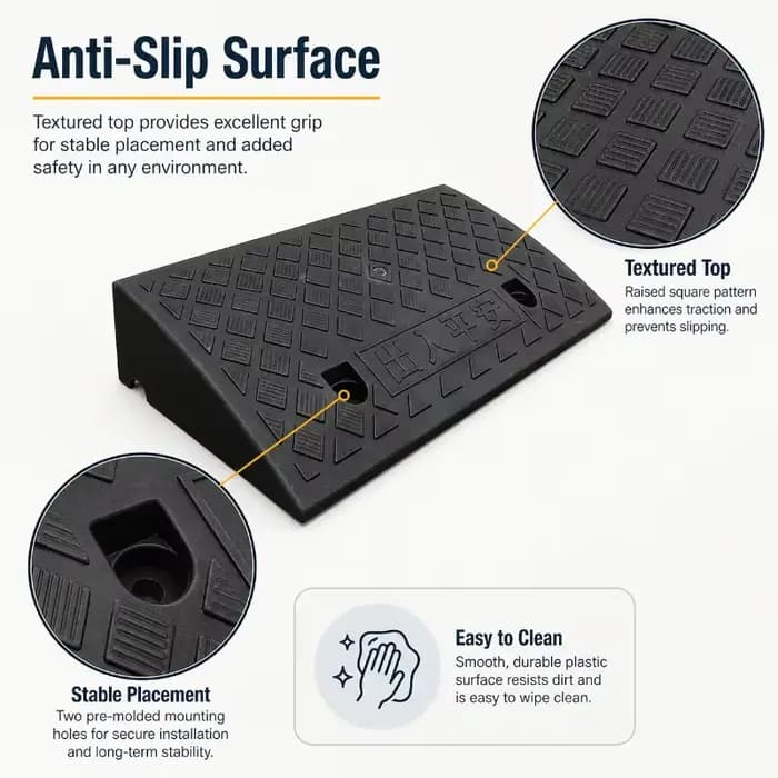 Rampe de seuil portable de 3 cm