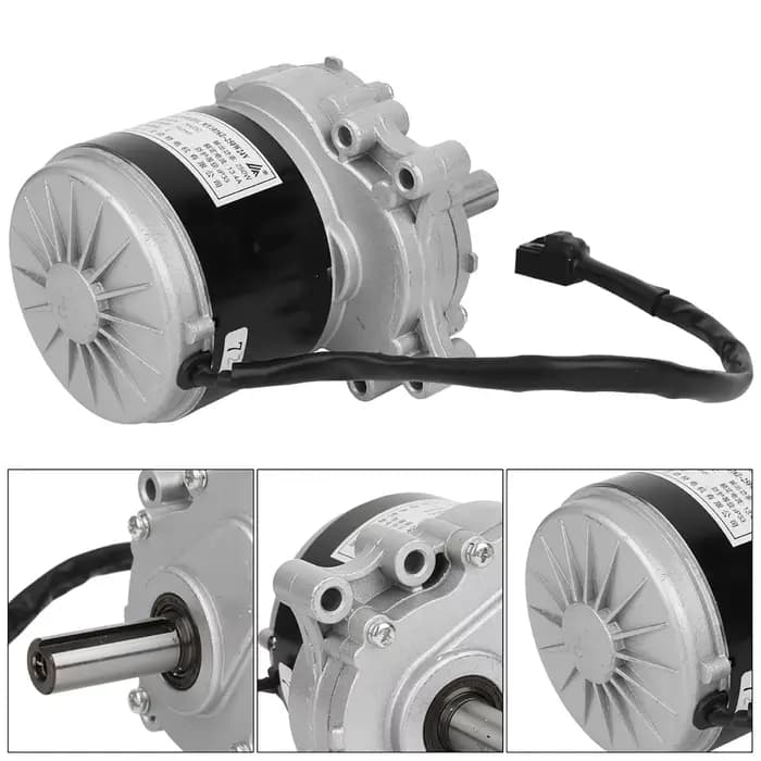 Accessoire de moteur de brosse pour fauteuils roulants électriques en métal 75r/min 24V250W MY1016z pour Unite