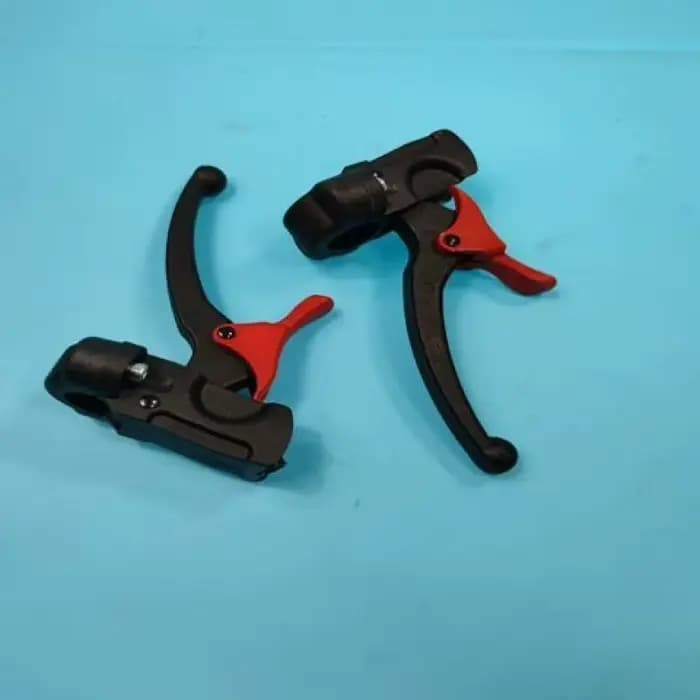 Poignée de frein autobloquante en plastique pour fauteuil roulant, 2 pièces