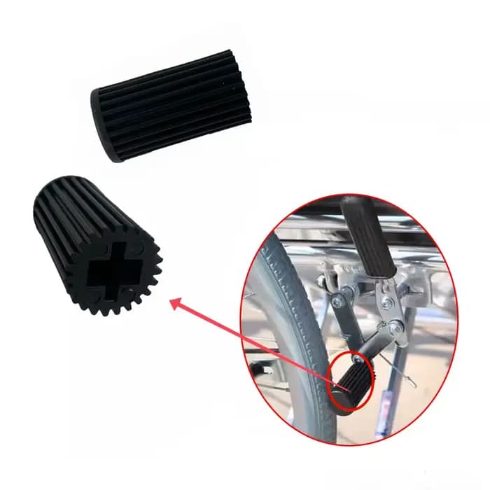 10 pièces [Accessoires pour fauteuil roulant] Housse en cuir pour frein