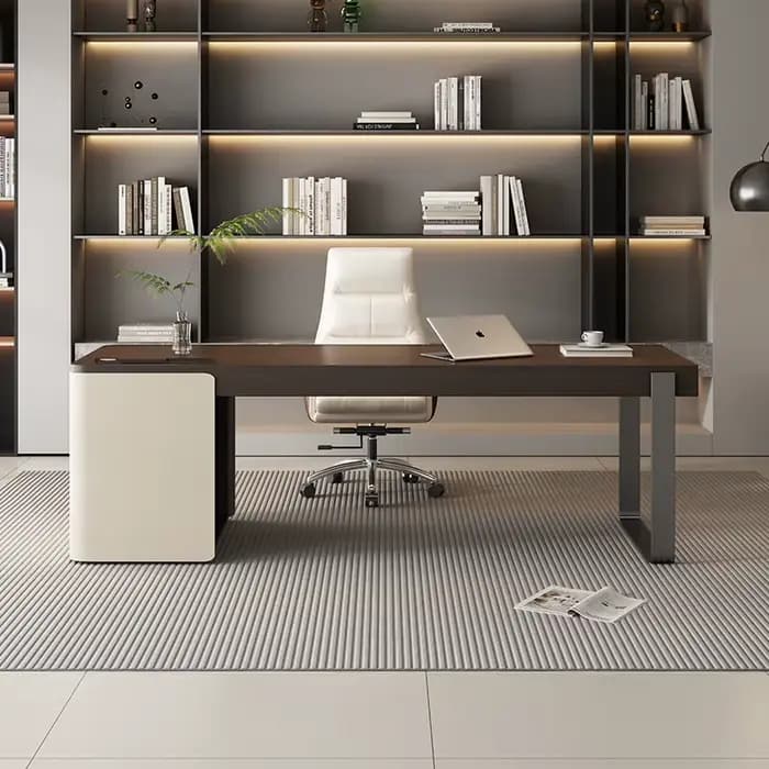 Bureau de luxe en bois rangement concepteur jeu écriture vanité organisateurs de bureau travail Schreibentisch meubles