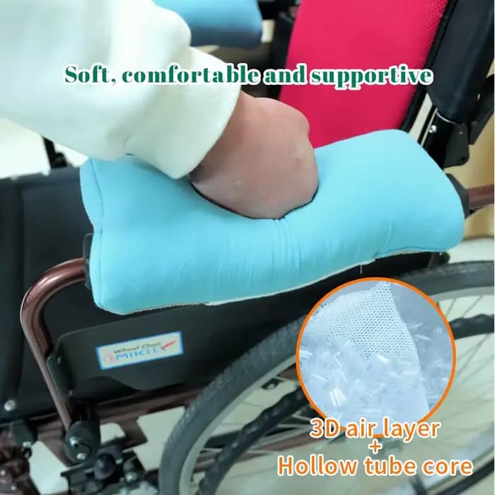 Housse d'accoudoir pour fauteuil roulant