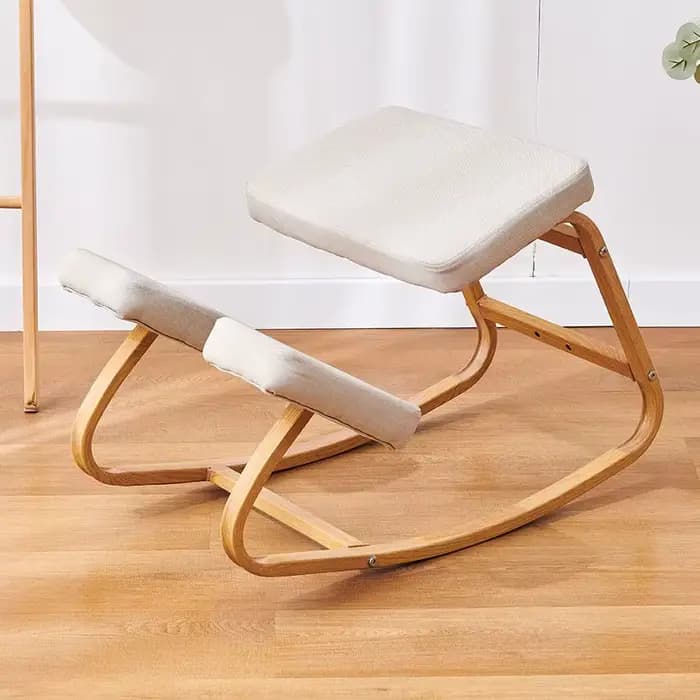 Chaise ergonomique à genoux pour le bureau et la maison, confortable, avec dossier, pour ordinateur, pour adultes et enfants