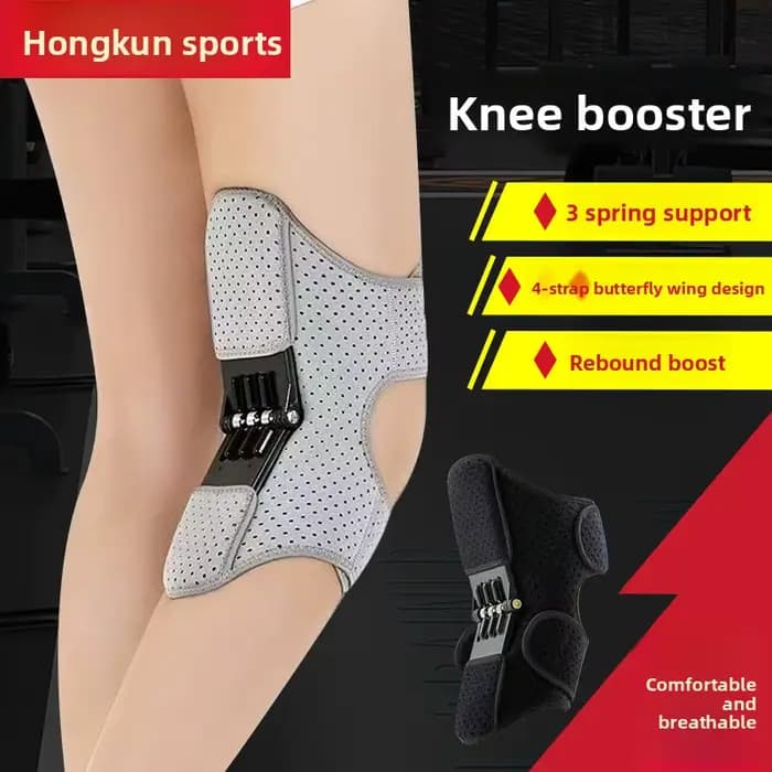 Attelle d'Exosquelette pour Genou - Soutien de la Jambe pour la Marche et les Sports