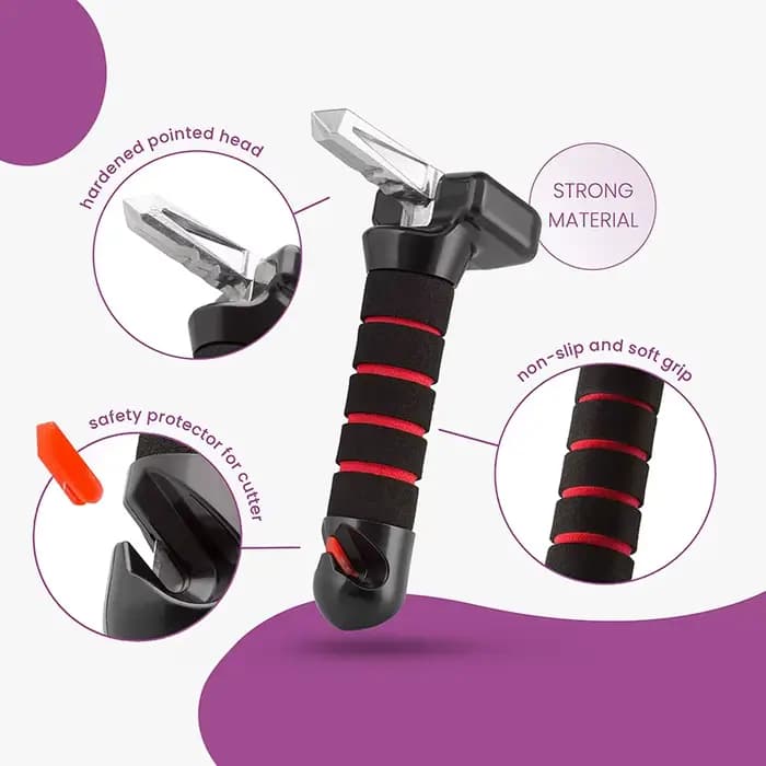 Coupe-ceinture de sécurité multifonctionnel