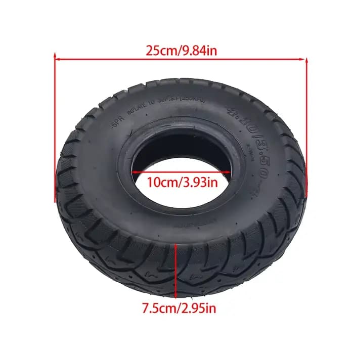 Pneus 4.10/3.50-4