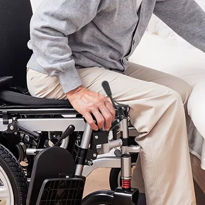 1 paire de freins de fauteuil roulant