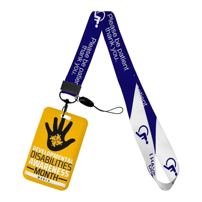 Porte-carte de soutien pour personnes handicapées