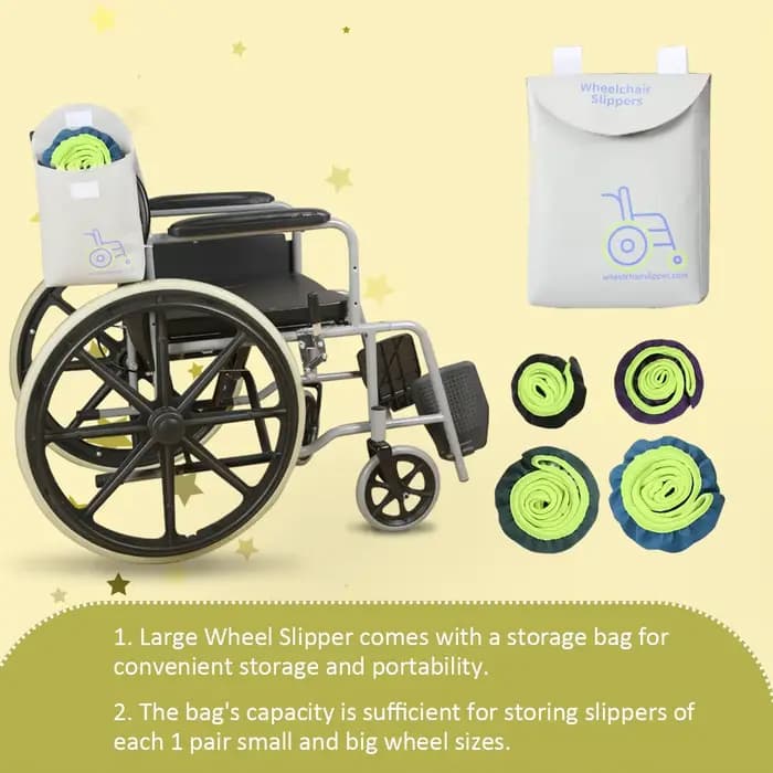 Ehucon Pantoufles pour fauteuil roulant résistantes à l'usure Accessoires