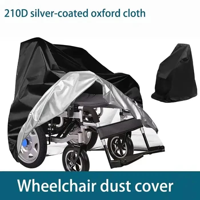 Housse pour fauteuil roulant électrique 210D – Mobilité sans effort avec un design avant tendance – Protection durable et résistante aux intempéries