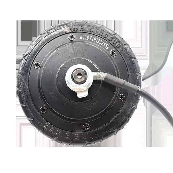 Moteurs avant et arrière de 5,5 pouces + roues, moteur de moyeu de roue sans balais et sans dents, pneu solide, moteur sans balais pour trottinette électrique 36V
