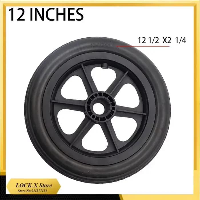 Roue professionnelle en PU de 12 pouces