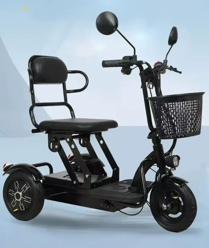 Mini scooter de mobilité électrique pliable à 3 roues