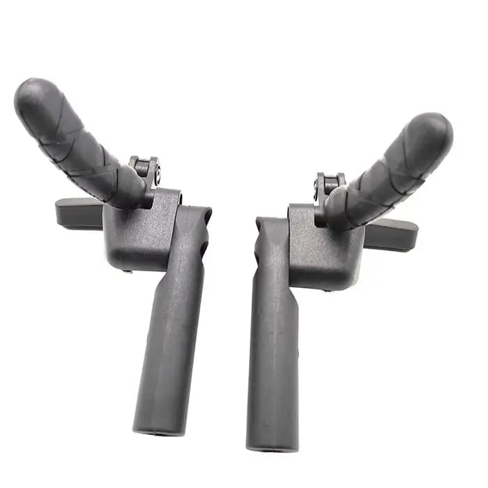 Une paire de freins pour fauteuil roulant