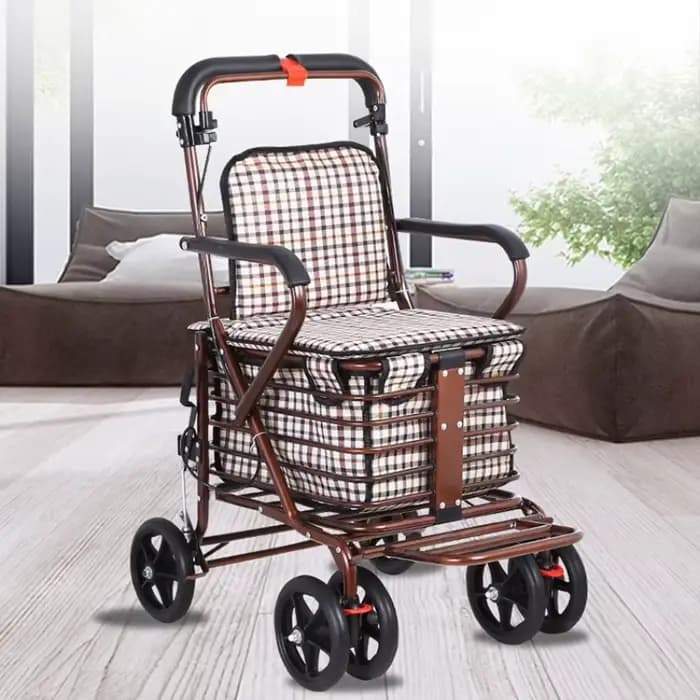 Déambulateur pliable pour seniors