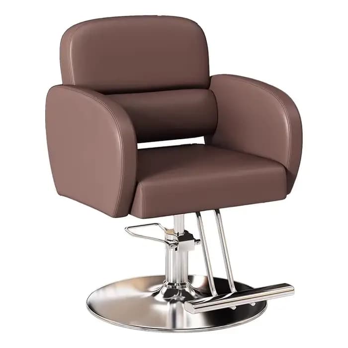 Fauteuil de barbier professionnel, réglable hydrauliquement et pivotant, mobilier de salon de beauté pour barbier, salon de beauté et spa