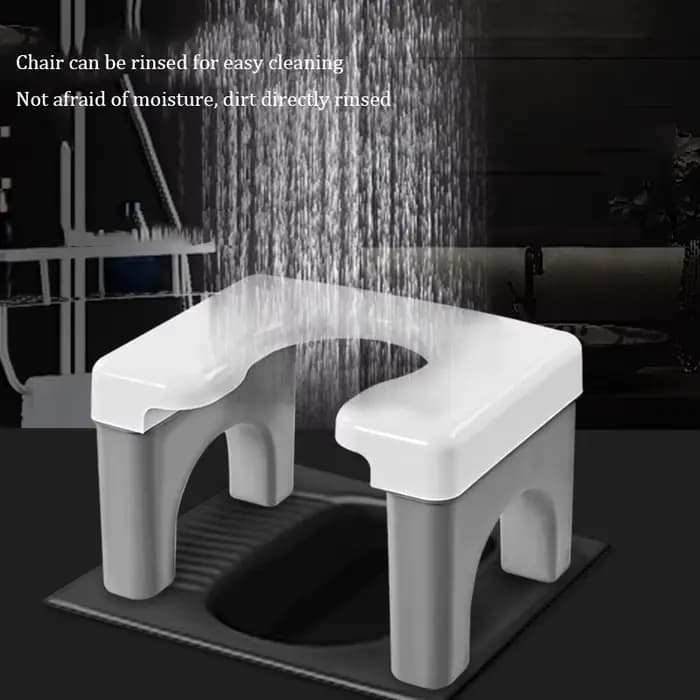 Chaise de toilette à accroupir antidérapante