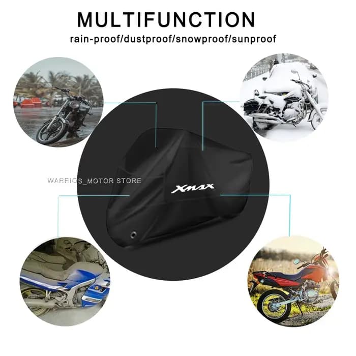 Housse de moto imperméable toutes saisons, anti-poussière, protection Uv pour Scooter d'extérieur, housse de pluie pour YAMAHA XMAX X-MAX 125 250 300 400