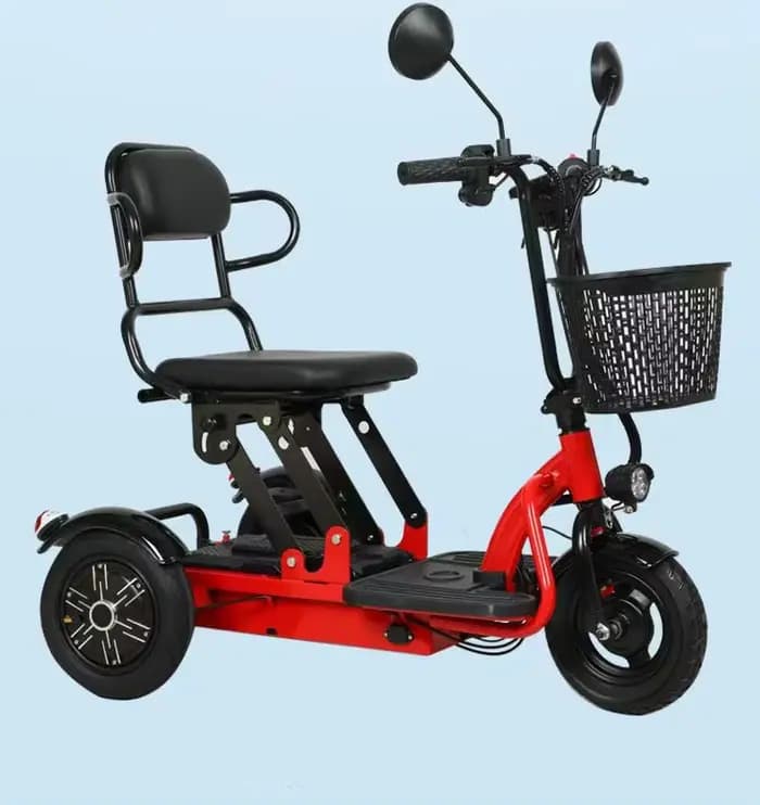 Mini scooter de mobilité électrique pliable à 3 roues