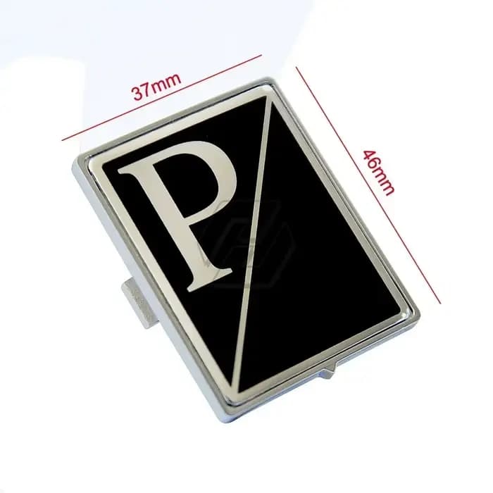 Badge rectangulaire avant