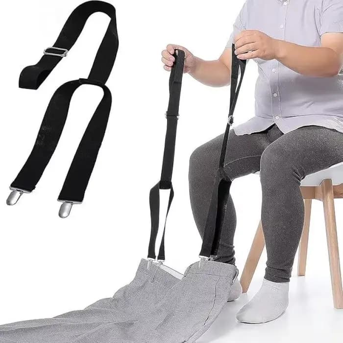 Outil d'aide à l'enfilage des pantalons