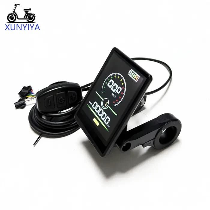 Écran LCD couleur pour trottinette électrique 24V/36V/48V/60V