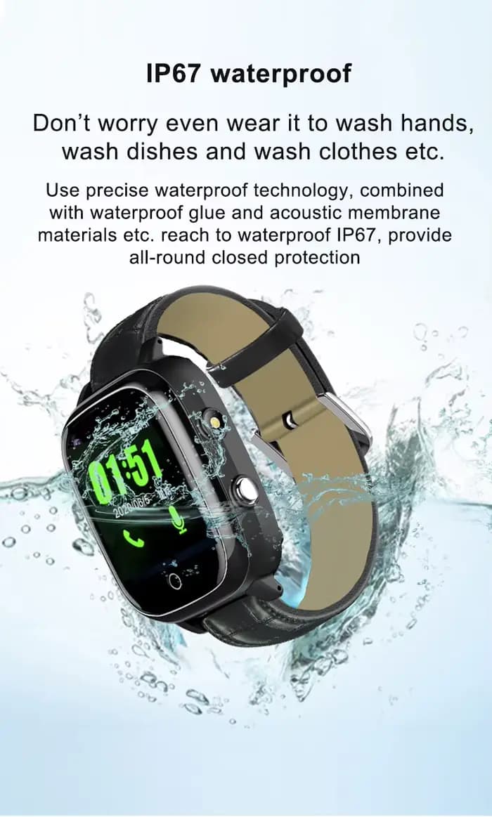 Montre connectée pour personnes âgées