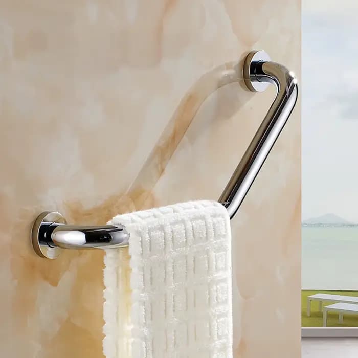 Accoudoir de salle de bain en acier inoxydable