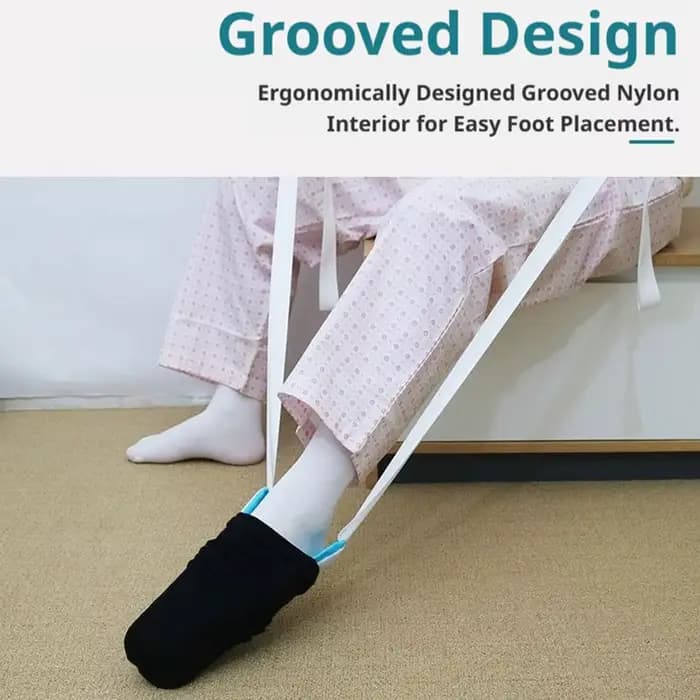Aide à la pose des chaussettes