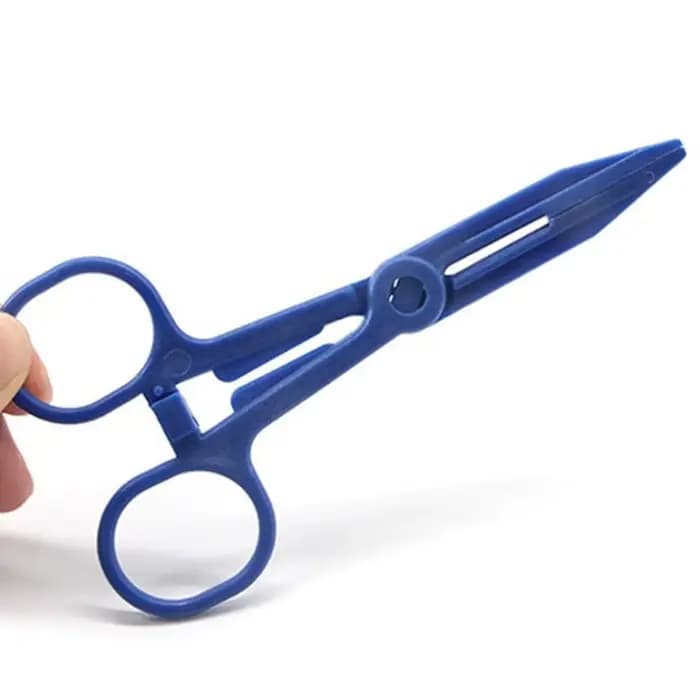 Outils de premiers secours pour infirmières, pinces médicales jetables en plastique ABS, pinces hémostatiques, pinces chirurgicales