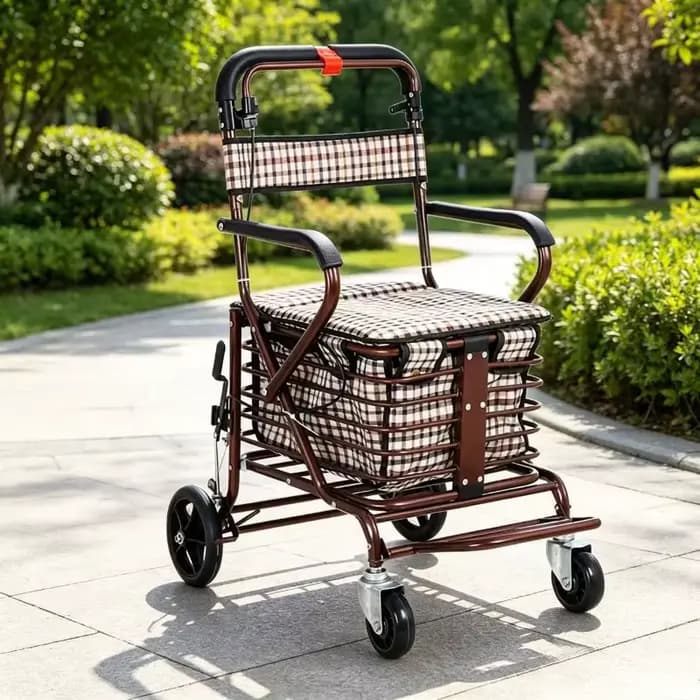 Déambulateur pliable pour seniors