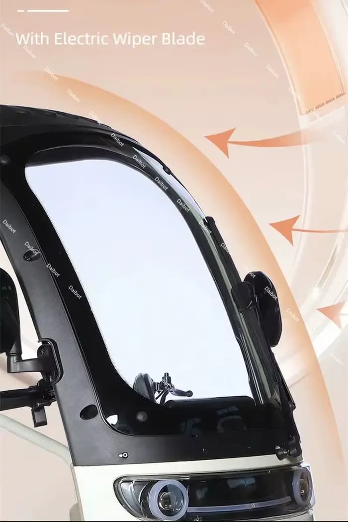 Tricycle Électrique Cargo avec Siège Passager pour Adulte