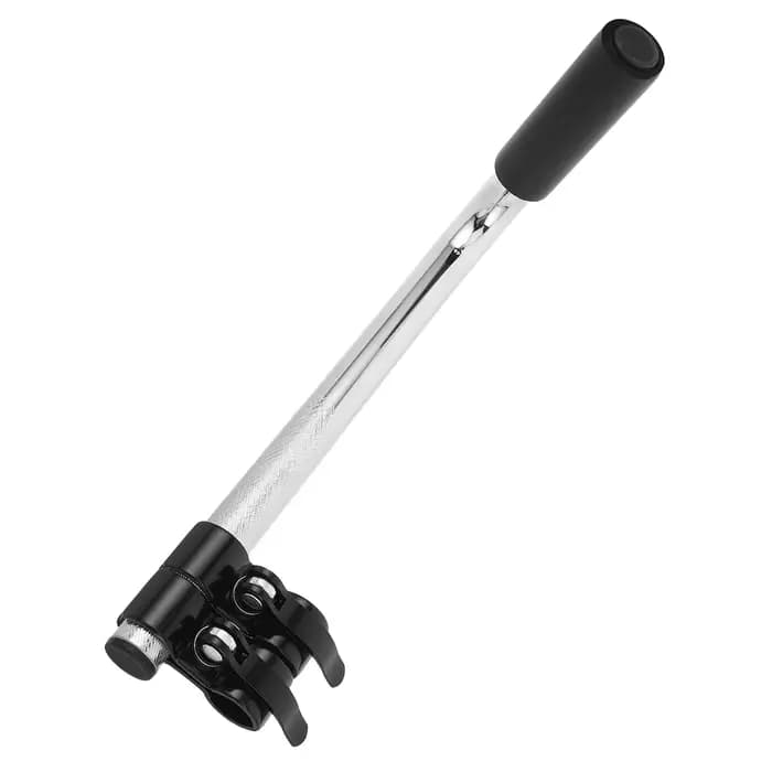 Extension de poignée ergonomique réglable en acier inoxydable pour fauteuils roulants manuels – Idéale pour les voyages