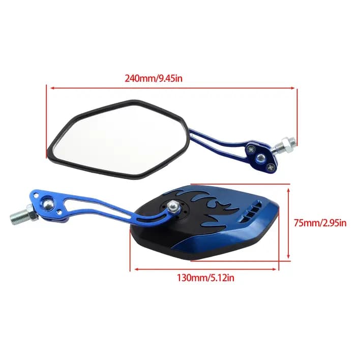 Rétroviseur universel pour moto et scooter