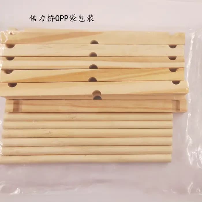 Kit de construction de pont en bois Beili, modèle de pont en arc, blocs de construction DIY, jouets d'expérimentation scientifique faits à la main, cadeau pour enfants