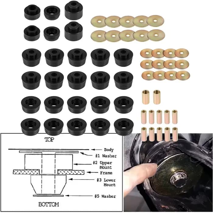 Kit de matiques de montage sur carrosserie