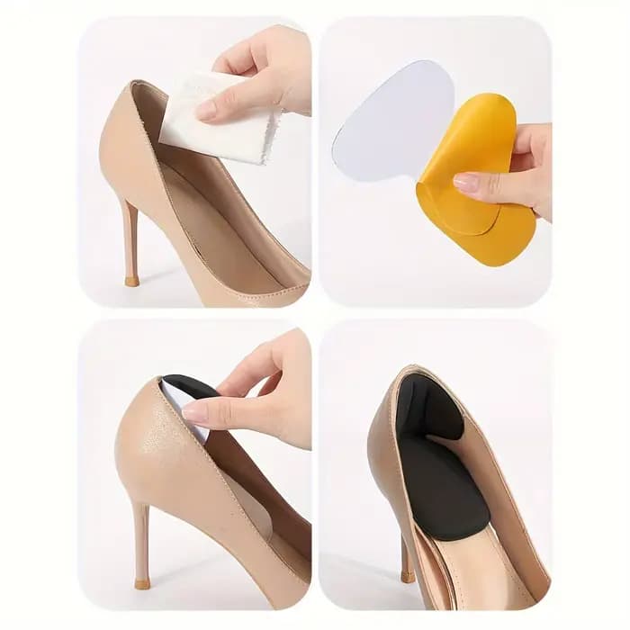 Coussinets et supports de talon en mousse épaisse en forme de T – Doux, respirants, antidérapants, durables et confortables pour porter des talons hauts.