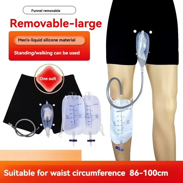 Récepteur urinaire réutilisable pour hommes