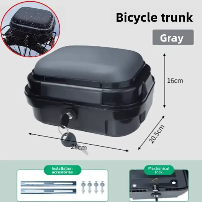 Boîte de rangement pour coffre arrière de Scooter électrique