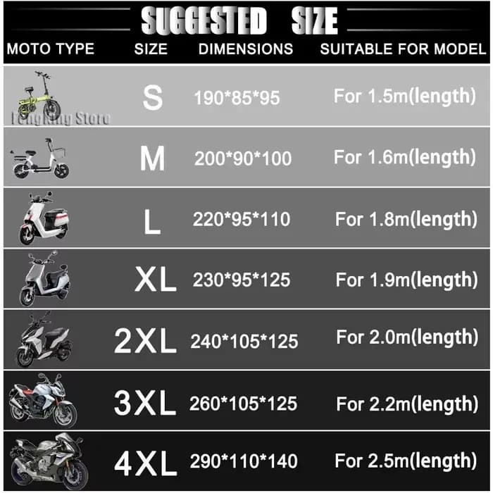Juste de moto étanche scooter extérieur UV protecteur poussière pluie couverture pour YAMAHA XMAX X-MAX 125 250 300 400