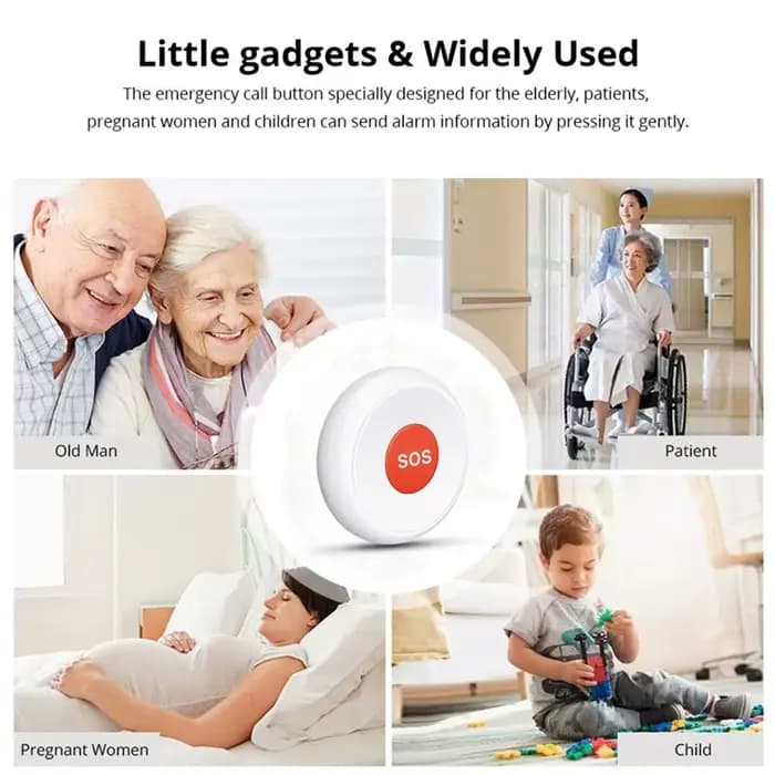 Tuya ZigBee SOS bouton d'urgence enfants âgés alarme aide