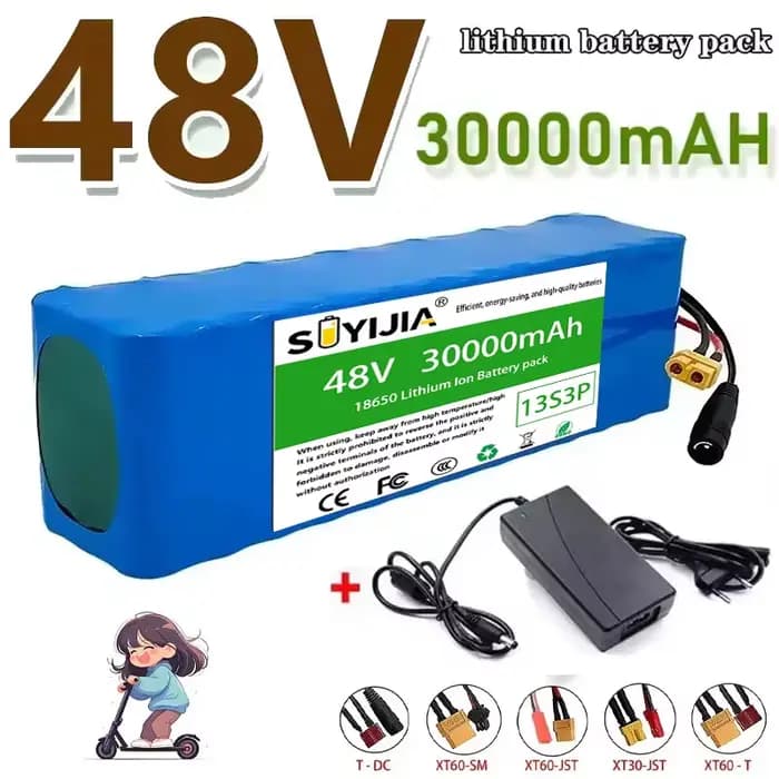 Batterie Lithium-Ion 100% Neuve 48 V 30Ah 13S3P
