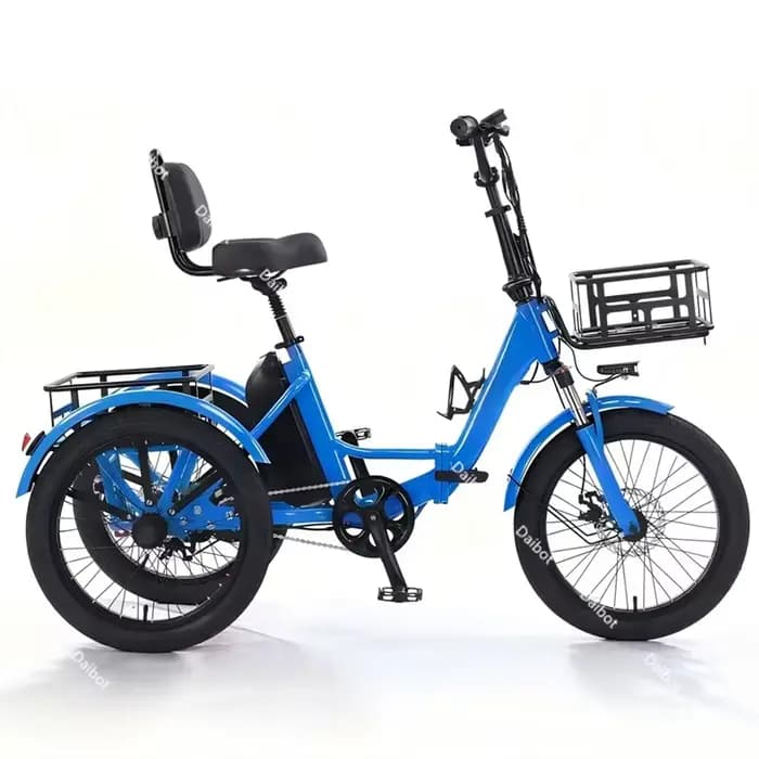 Tricycle électrique pliant pour adultes âgés