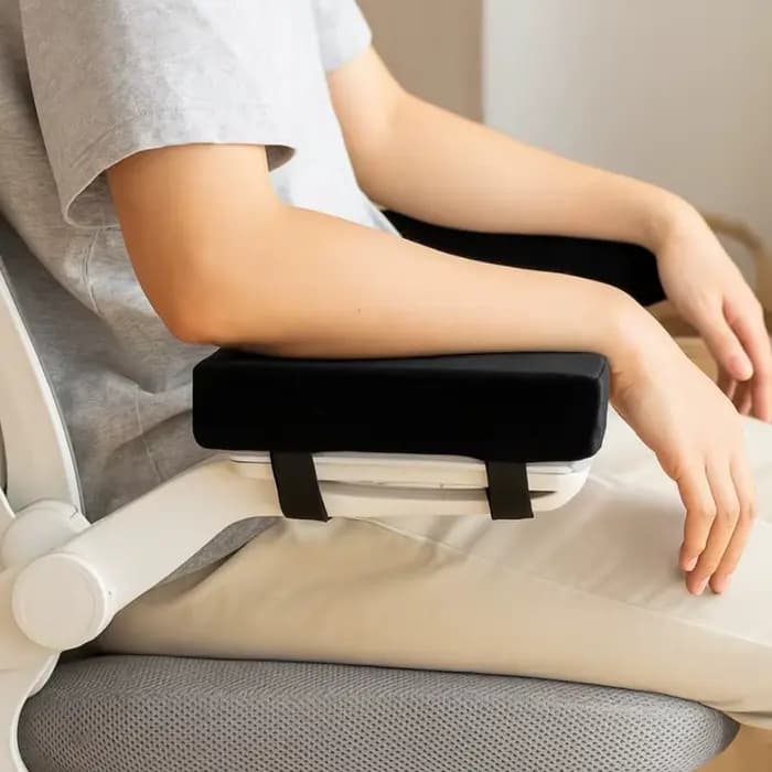 Coussinets d'accoudoir en mousse à mémoire de forme pour chaise de bureau, coussin de soutien du coude pour le soulagement de la pression des bras, housses universelles pour chaises de bureau