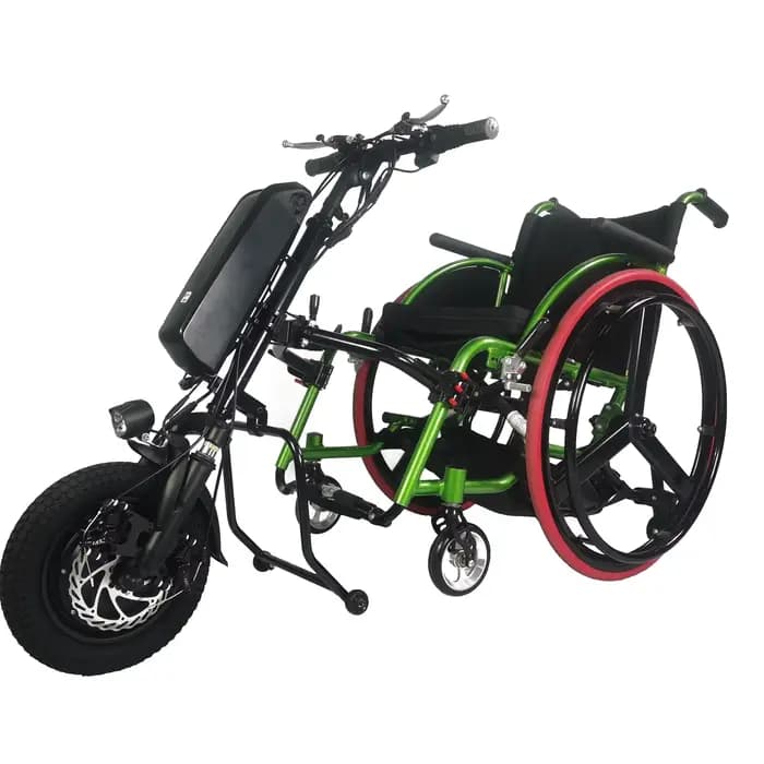 Elesmart A5 fauteuil roulant électrique Handcycle 36V 250W/350W/500W 12 pouces Kits de Conversion tracteur avec batterie au Lithium 36V