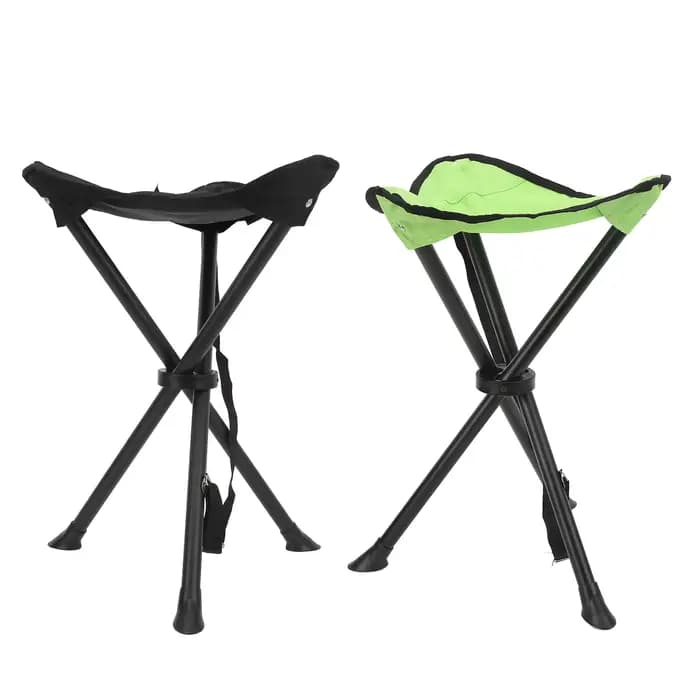 Tabouret trépied pliant en tissu Oxford 600D