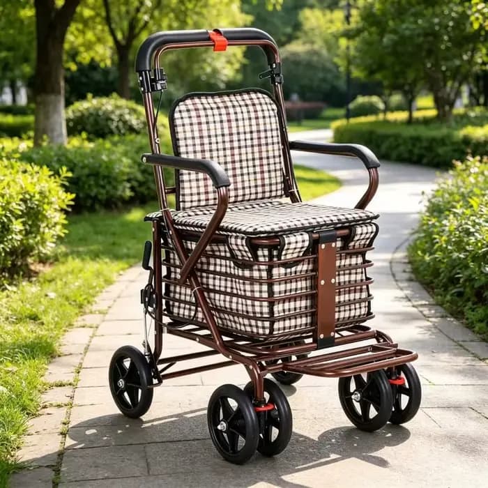Déambulateur pliable pour seniors