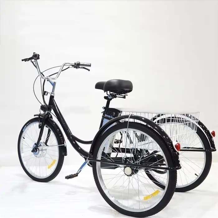 Vélo Cargo électrique à 3 roues pour adultes âgés