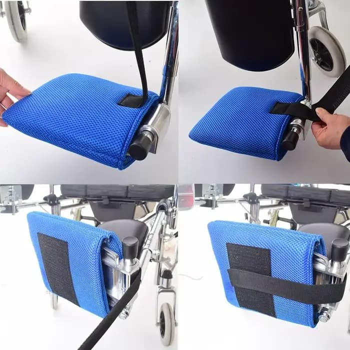 1 paire de coussinets de repose-pieds pour fauteuil roulant