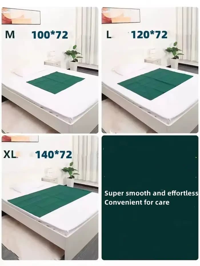 ElmainSlide-Feuille de changement de vitesse lavable pour patients alitées